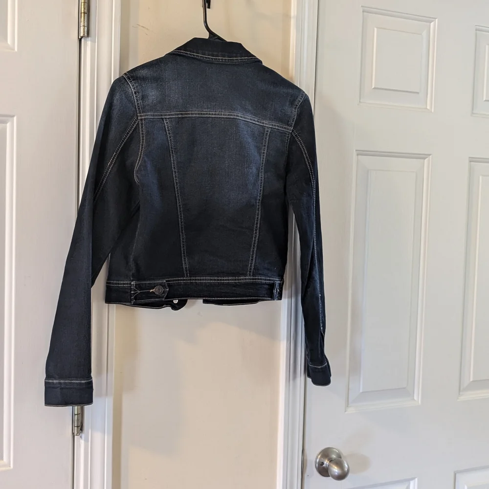 Max Jeans Blue Jean Jacket Classic Style - Picture 2 of 3